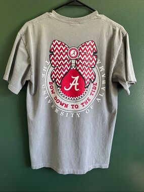 Comfort Colors University of Alabama Crewneck Tee in Light Heather Gray M